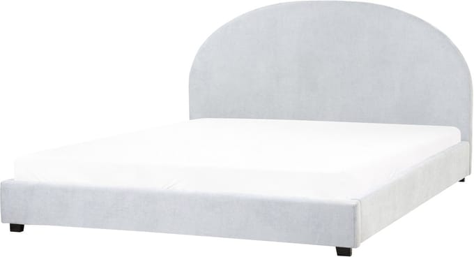 VAUCLUSE - Tweepersoonsbed - Lichtblauw - 180 x 200 cm - Stof