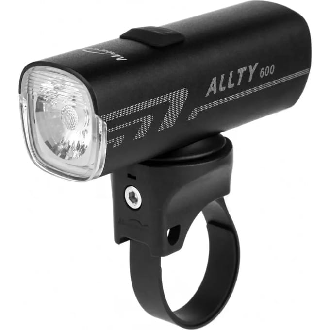 Merkloos Fietsverlichtingsset: Voor & Achterlicht, 600 Lumen, USB