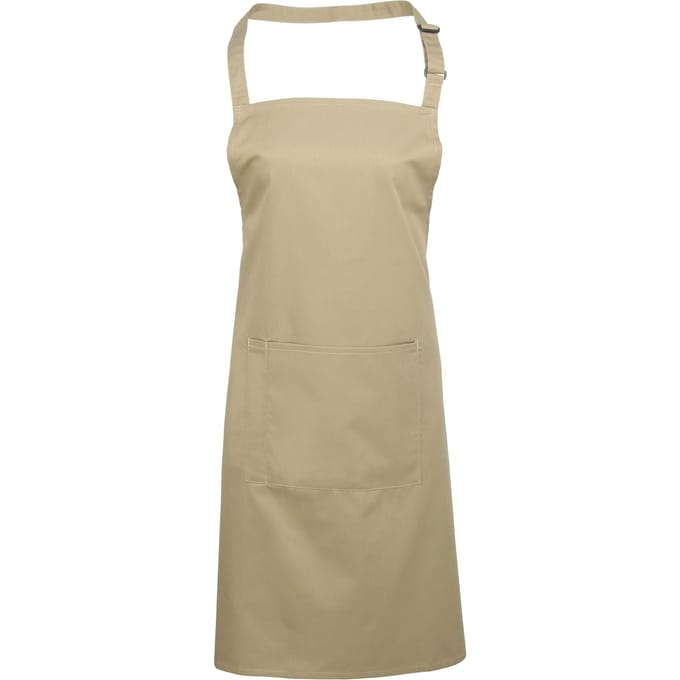 Premier Dames/Dames Kleuren Bipschort Met Zak / Werkkleding (Khaki)