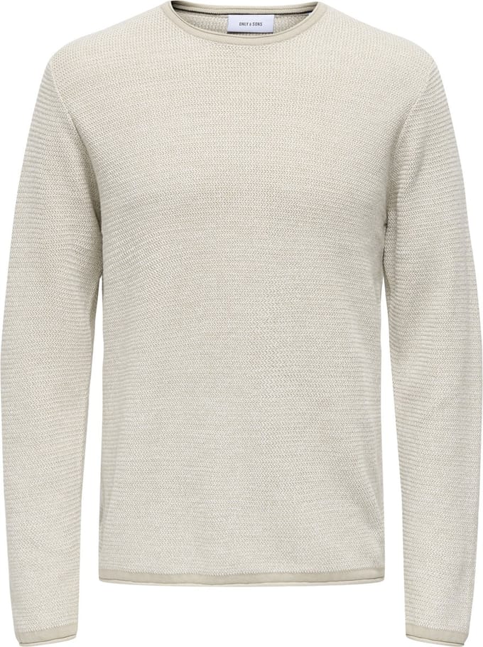 ONLY&SONS - ONSERIC REG 12 STRUC CREW KNIT NOOS - Heren - Gebreide truien