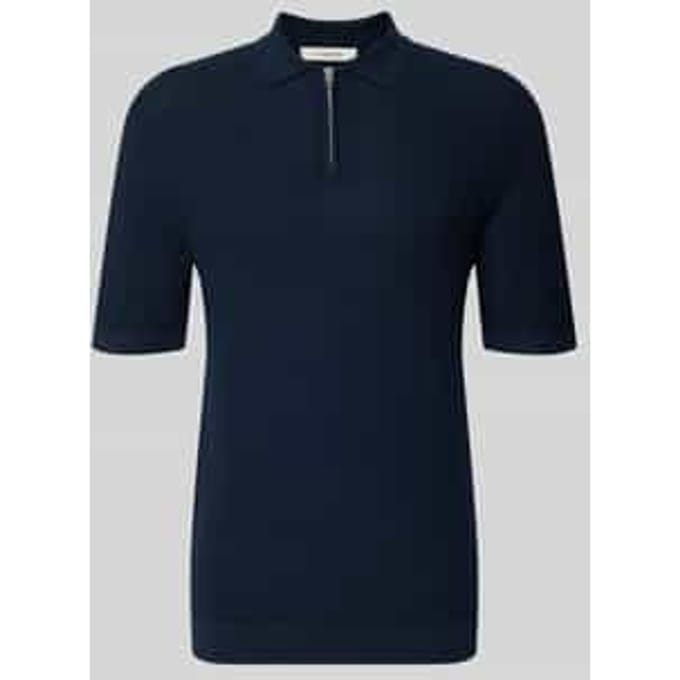 Regular fit poloshirt van puur biologisch katoen model 'CRAN'