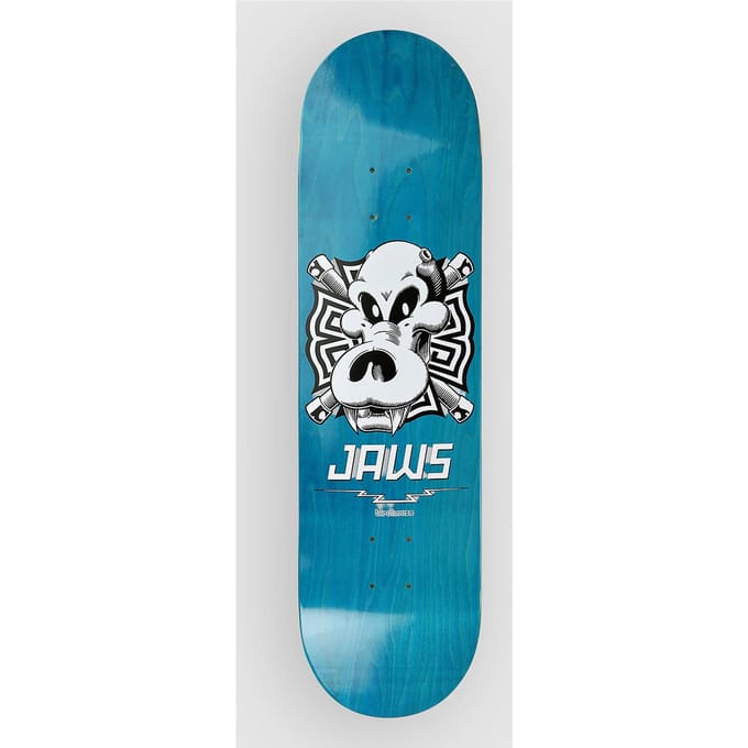 Birdhouse Jaws Skull 8.25" Skateboard Deck blauw