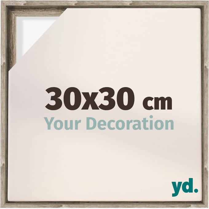 yd, Baklijst 30x30 cm Sonoma Eiken - Lijst voor Canvasdoek - MDF Lyon