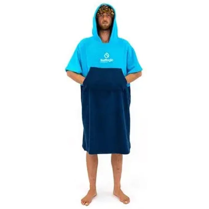 Surflogic Logo Poncho Blauw