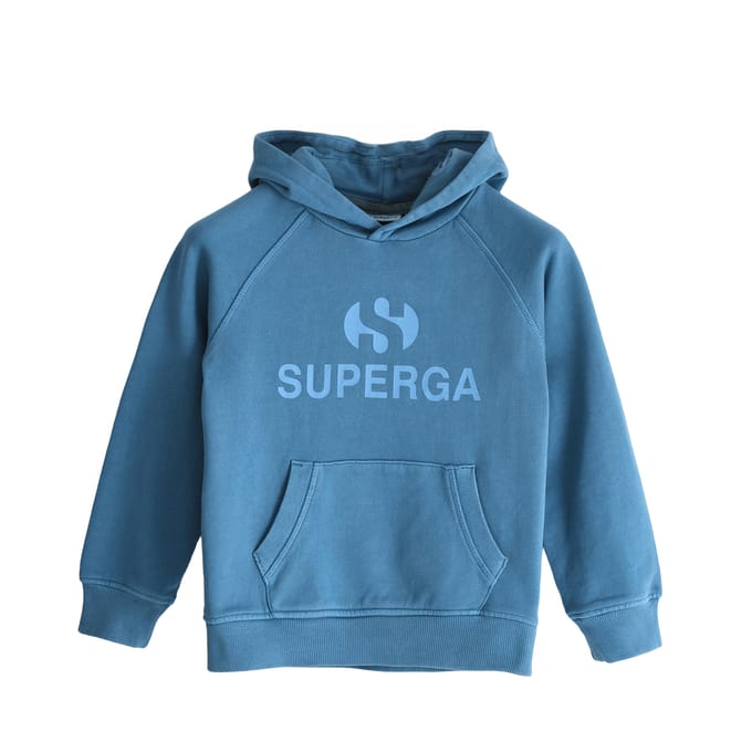 Superga Kinder/Kinder Logo Katoenen Hoodie (Avion)