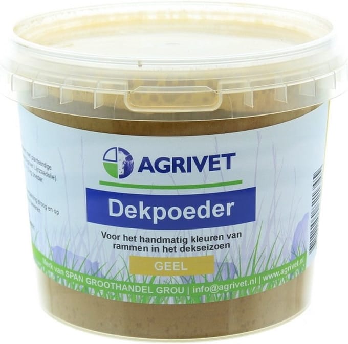 Agrivet Dekpoeder voor rammen Geel