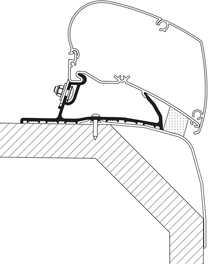 Thule Laika Ecovip Roof Adapter