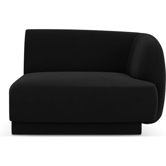 Modulair hoekelement Miley rechts velvet | Micadoni Limited Edition