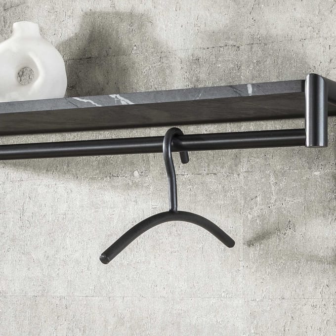 Kledinghanger Gunmetal Ronde Buis 45 cm