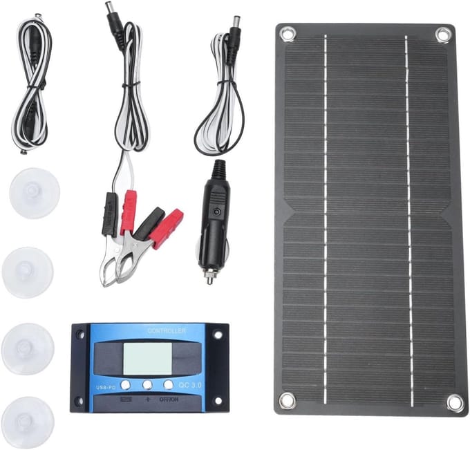 Zonnepaneel Kit - Energie Set - Buiten Leven - Hoge Efficiëntie - 600W - Zwart