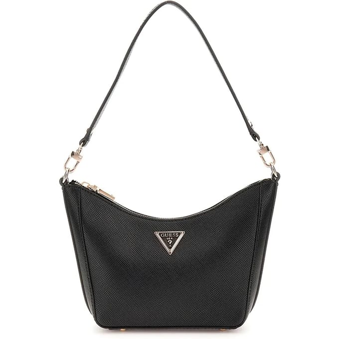 GUESS Schoudertas Eco Gloriana Top Zip Shoulder Bag Black Zwart