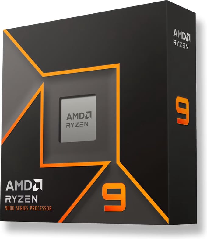 AMD Ryzen 9 9950X Boxed - Desktop processor - CPU - 16 Core - 32 -Threads - 4,3GHz/5,7GHz - Socket AM5