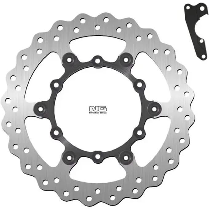 Vlotterende motorremschijfset en steuntje NG Brake Disc Wave 1153XK01