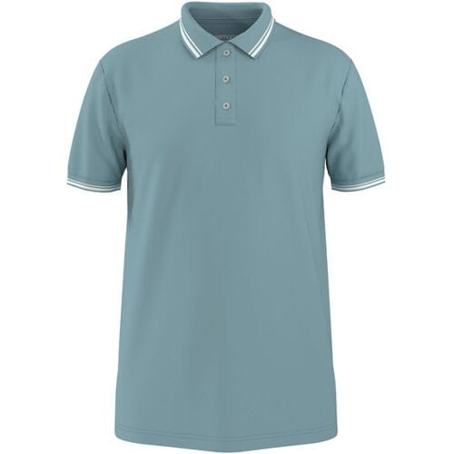 ESMARA MEN Piqué heren polo (Blauw, M)