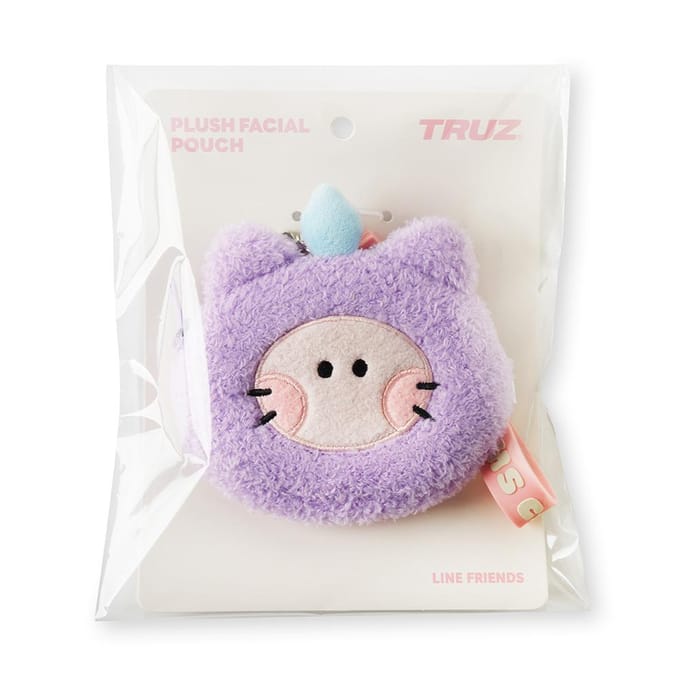 TREASURE - TRUZ Minini Pluche Gezichtstas 06. HIKUN_ASAHI blue