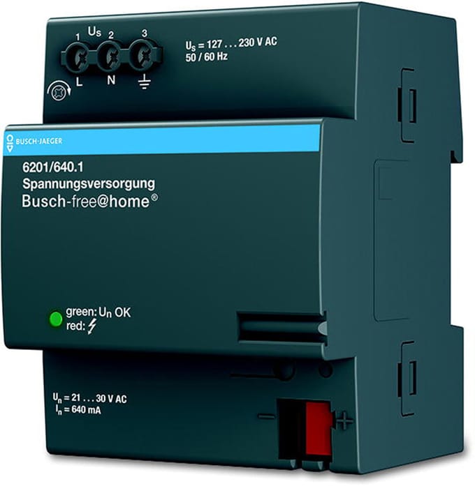 ABB Busch-Jaeger Voeding 640mA DIN-Rail 6201/640.1 - 2CKA006220A0001 - E3QPN
