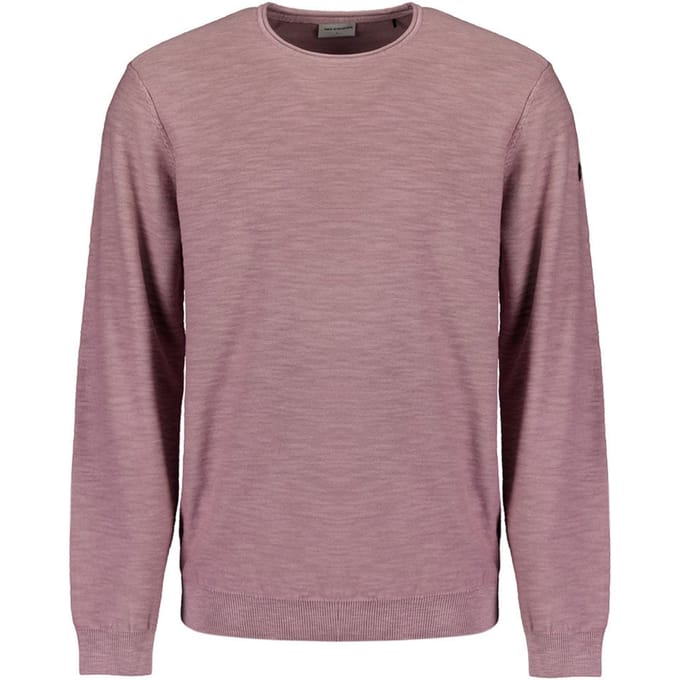 No Excess Pullover Crewneck Garment Dyed + Stone Washed Mauve  3XL