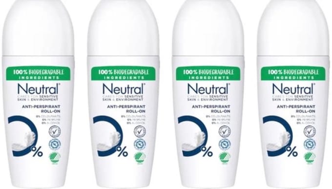 Neutral - Deodorant - Roller - Sensitive Skin - 50ml x 4