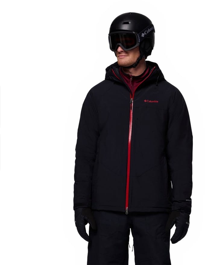 Columbia Powder Prime™ Jas Zwart 2XL Man