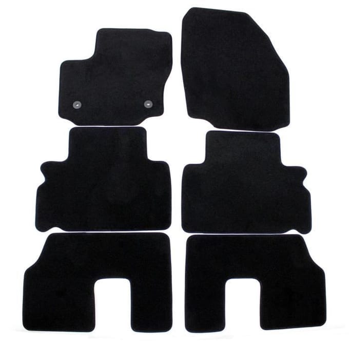 Tapis de sol - Ford - S-Max - 6 pièces - Velours imperméable - Antidérapant