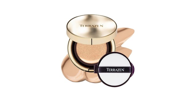 Terrazen, Cushion Finition Parfaite, Finition Radieuse, Fond de Teint Crème, 23, SPF 50+, 15 g