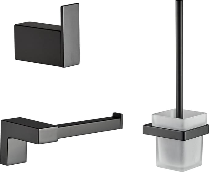 Plieger Altea Toiletset – Wandmontage – Compleet – Matzwart