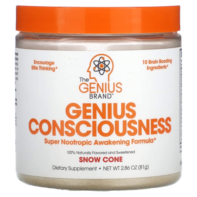 La marque Genius, Genius Consciousness, cône de neige, 2,86 oz (81 g)
