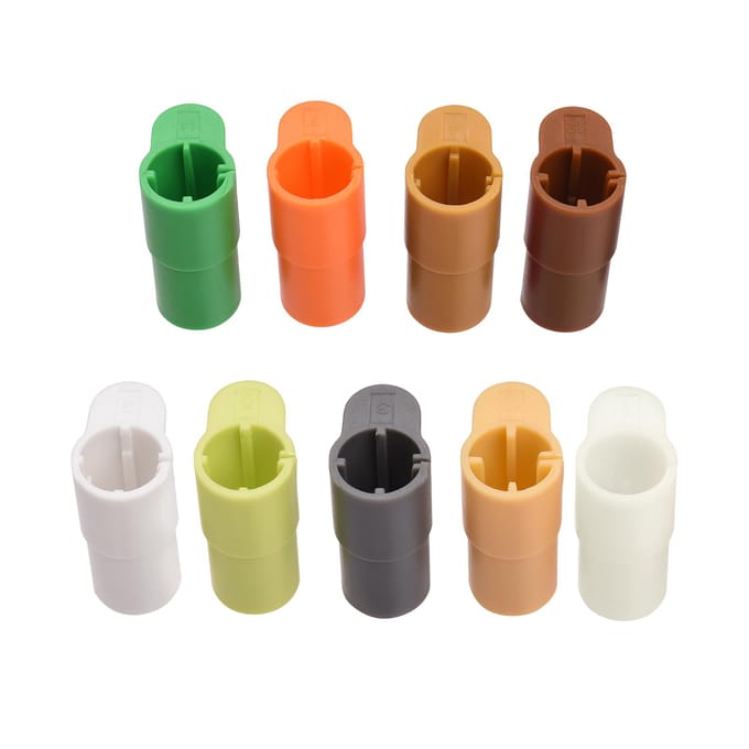 9-pack penadapterset, vervangende markerhouder voor Sharpie/Bic/Crayola, compatibel met Cricut 9 Packs brown