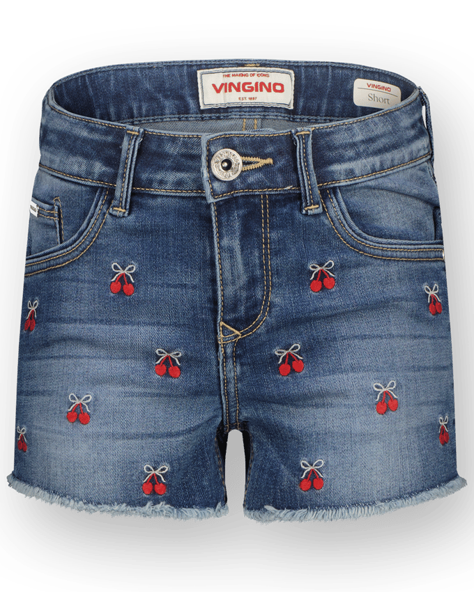 Shorts high waist Dafina Cherry