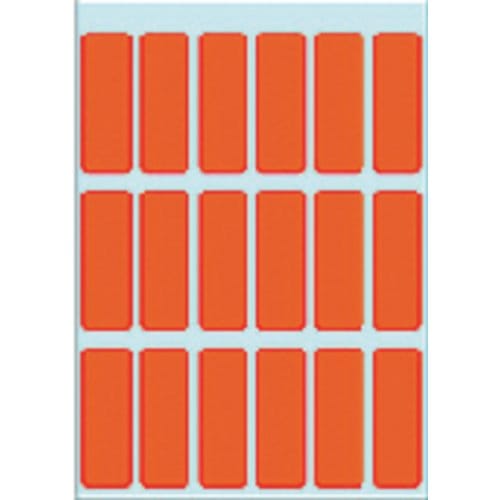 Huismerk Herma 3652 Universele Etiket 12x34mm Rood - Pakje met 5 velletjes stickers