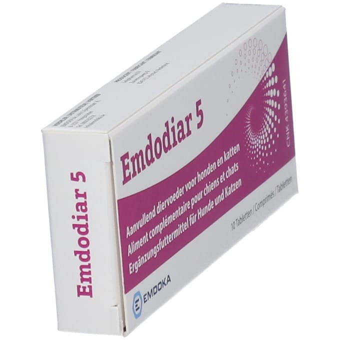 Emdodiar 5 Aanvullend Dierenvoeder Hond En Kat 10 Tabletten