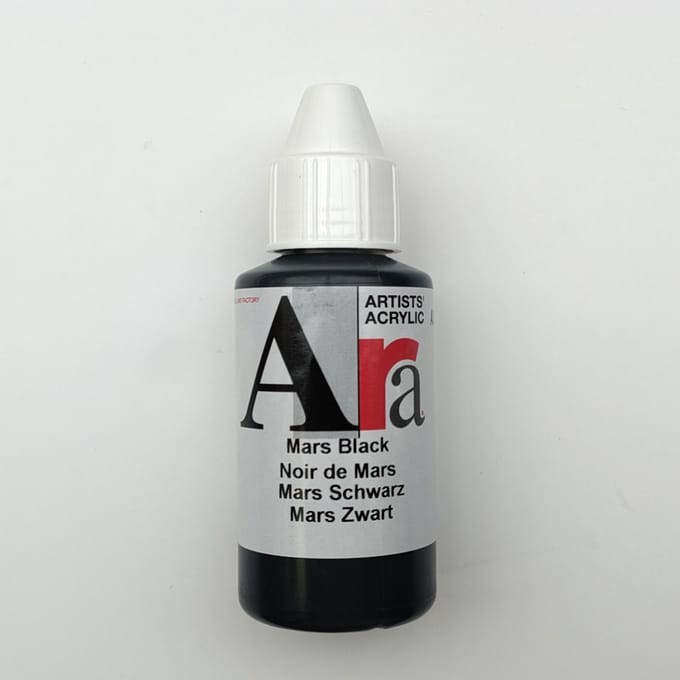 Acrylverf Ara 100ml - Mars Zwart - A370