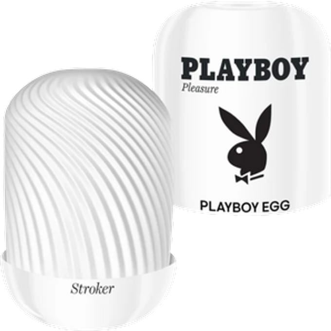 Playboy Pleasure 70th Anniversary Egg Stroker – Wit