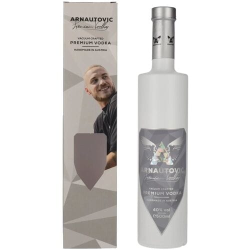 Arnautovic Gedistilleerd Arnautovic Premium Vodka 40% Vol. 0,5l in geschenkverpakking