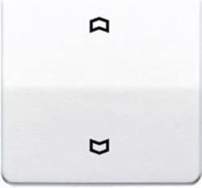 Jung CD590PWW Wipschakelaar pijl Afdekking 1-voudig Alpine-wit