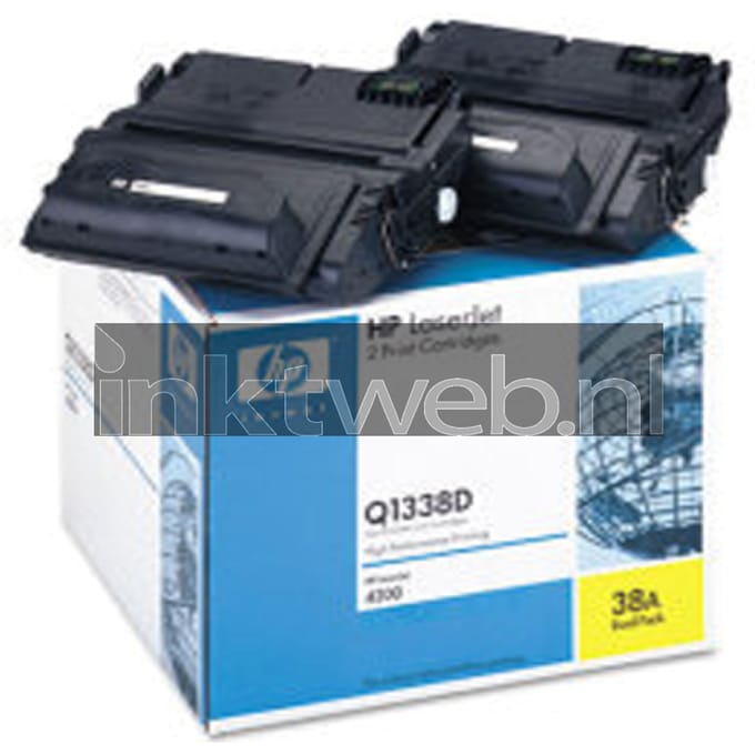 HP 38A Dual Pack zwart (Origineel)
