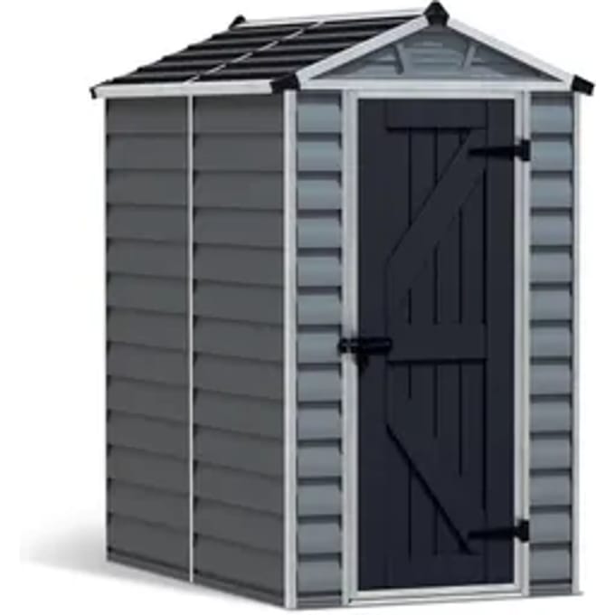 Canopia Metalen Tuinhuis Skylight - Grijs - 176x120cm - Met Vloer
