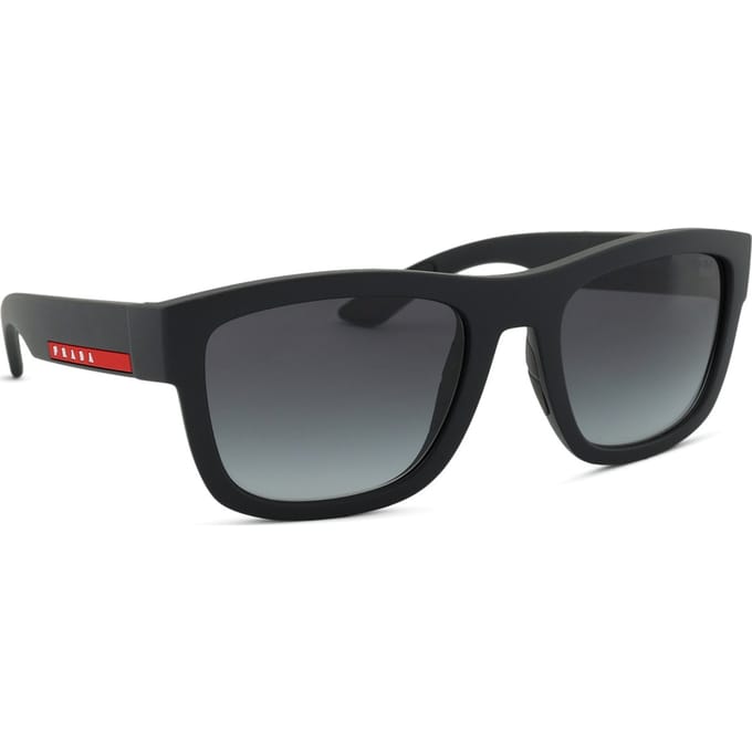 Prada Sport PS01ZS 1BO09U matzwart grijs gradiënt zonnebril