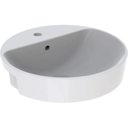 Geberit VariForm semi-recessed washbasin, round 500.782.01.2