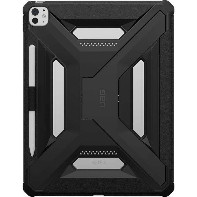 UAG Scout Plus backcover met stand voor de Apple iPad Pro 13 (2025) M5 / (2024) M4 - Black