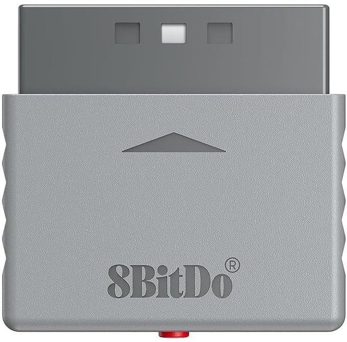 8BitDo Retro Receiver PS1/PS2 - Compatible with 8bitdo - DualShock 4 - DualSense - Switch Pro - Xbox Bluetooth Controllers