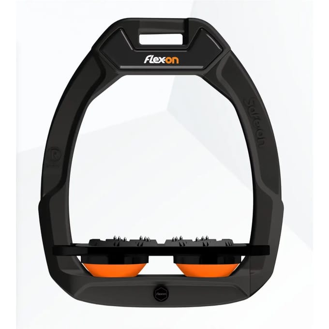 Zwarte/Grijze/Oranje Ultra Grip Veiligheidssporen Flex-On Safe-On