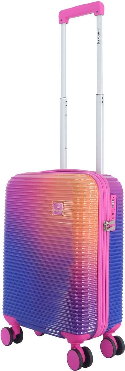Saxoline Twist Harde Handbagagekoffer 54 cm – Fuchsia - Fuchsia / Small