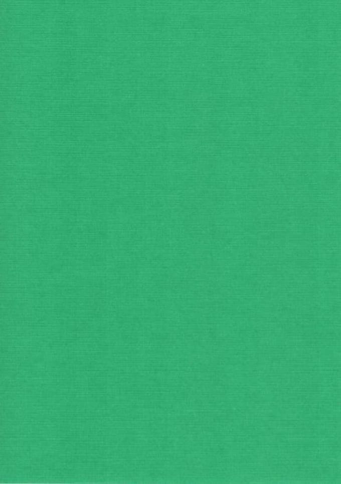 20 Linnen kaarten papier - A5 - Groen - Cardstock - 21 x 14,8cm - 240 grams - karton