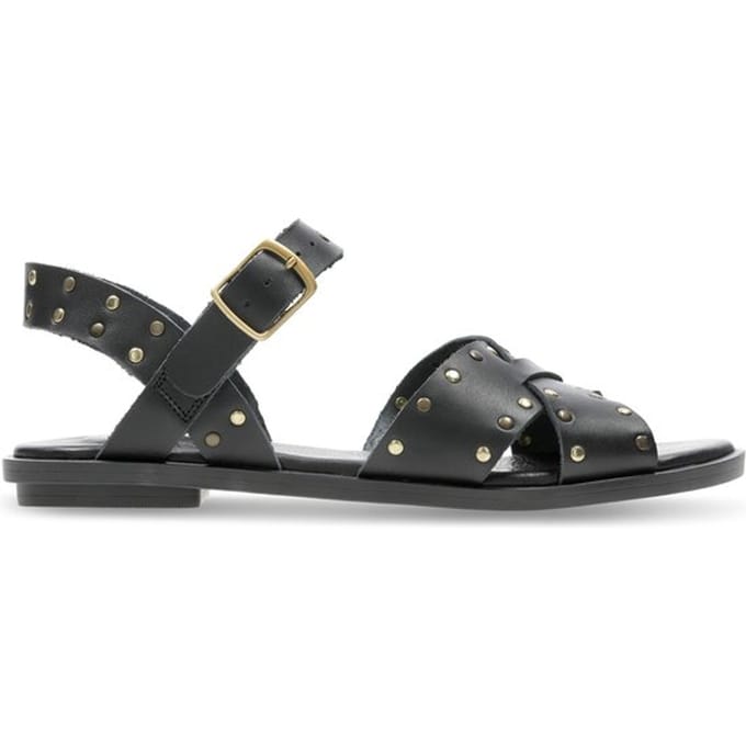 Clarks Willow Gild Dames Sandalen - Black - Maat 39