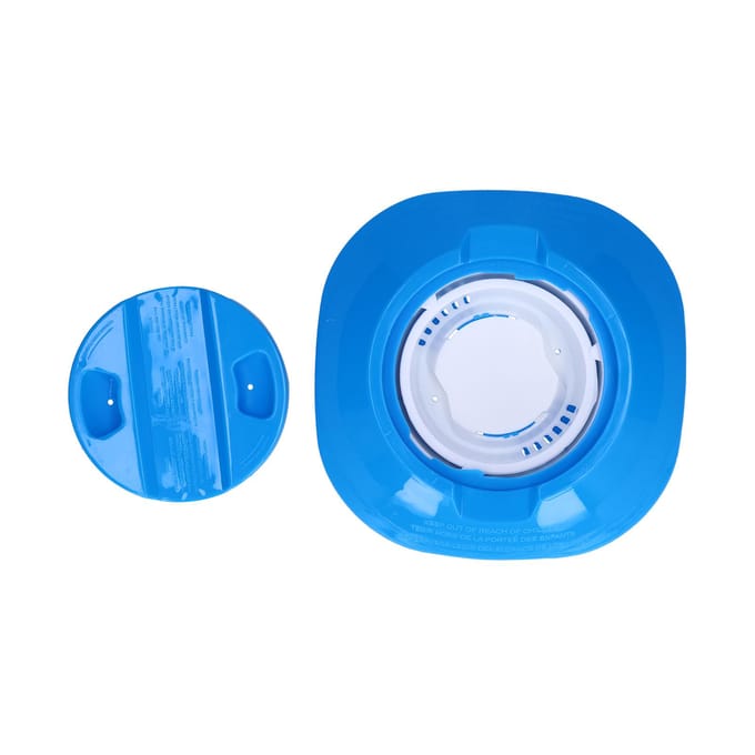 Distributeur de pastilles de chlore flottant télescopique de 8 pouces, dispositif de dosage pour accessoires de piscine blue