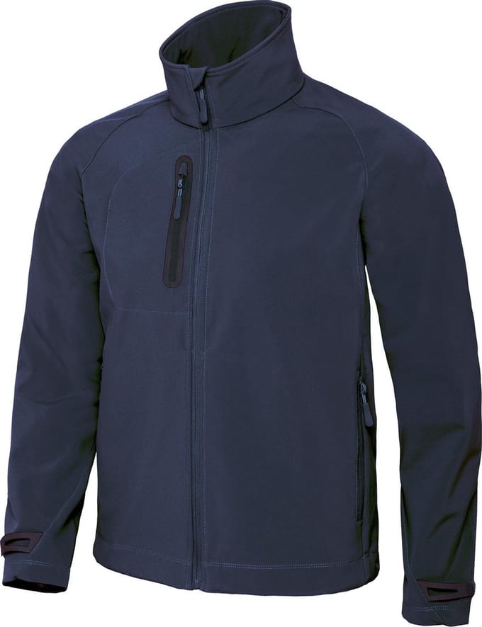 B&C Mens X-Lite 3 Layer Softshell Performance Jacket (Marine)