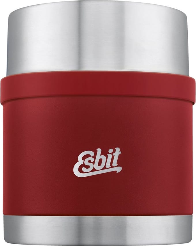 Esbit Sculptor Thermos Voedselcontainer - 500 ml - RVS - Bordeaux Rood