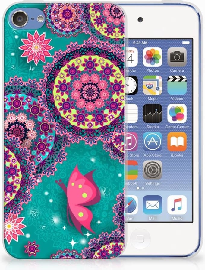 Apple iPod Touch 5 | 6 Hoesje maken Cirkels en Vlinders