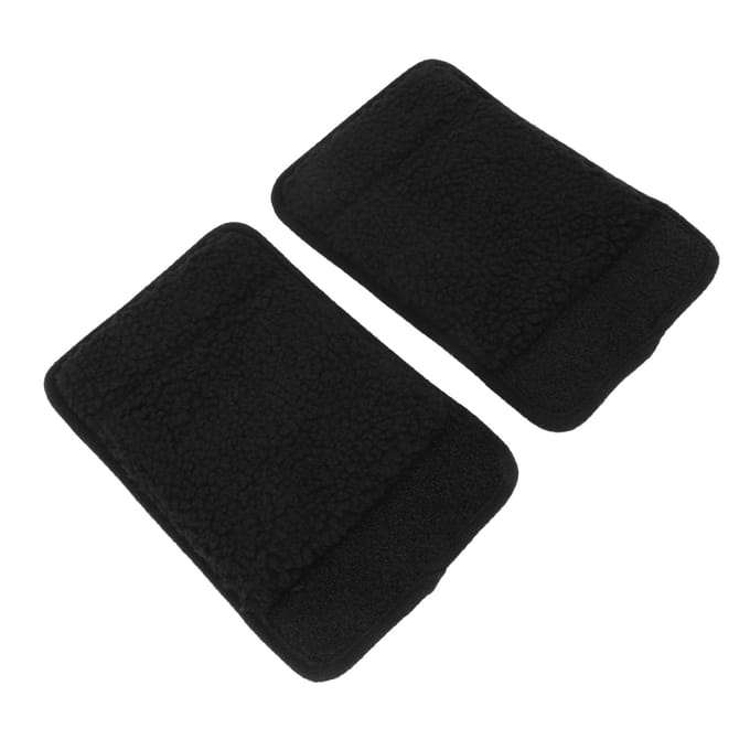 2pcs Walker Handle Cushions Padded Hand Covers Moisture Wicking Washable Handle Pad Grips for black